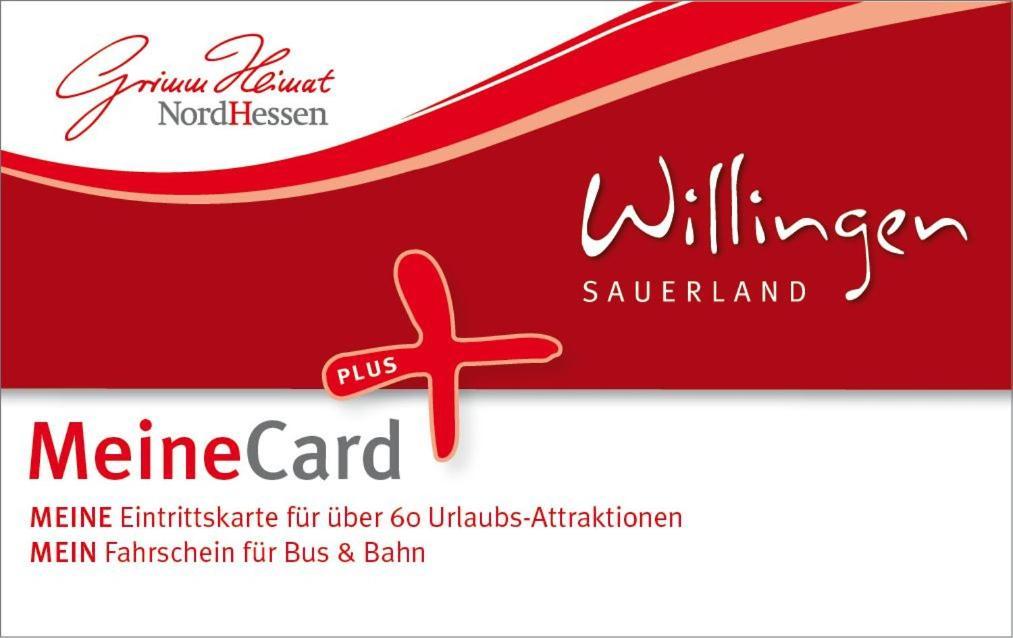 Cafe- Pension Fernblick, Incl Meinecardplus Willingen (Upland) Exterior foto
